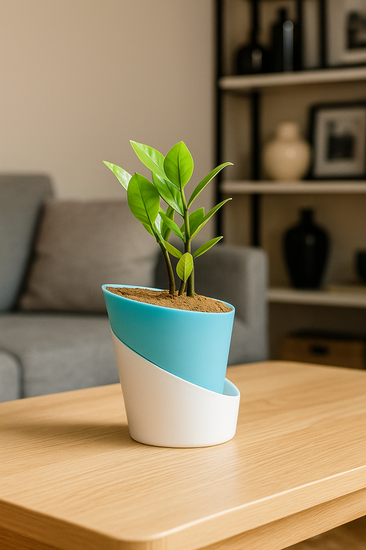 Zamioculcas Zamiifolia-Zamia (ZZ) Plant With Atlantis Self Watering Pot