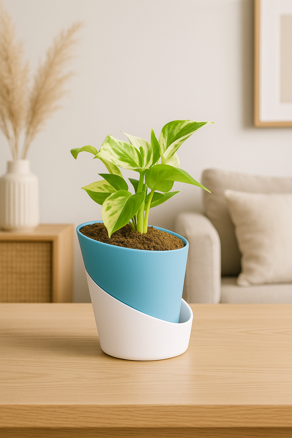 Money Plant N'Joy With Atlantis Self Watering Pot