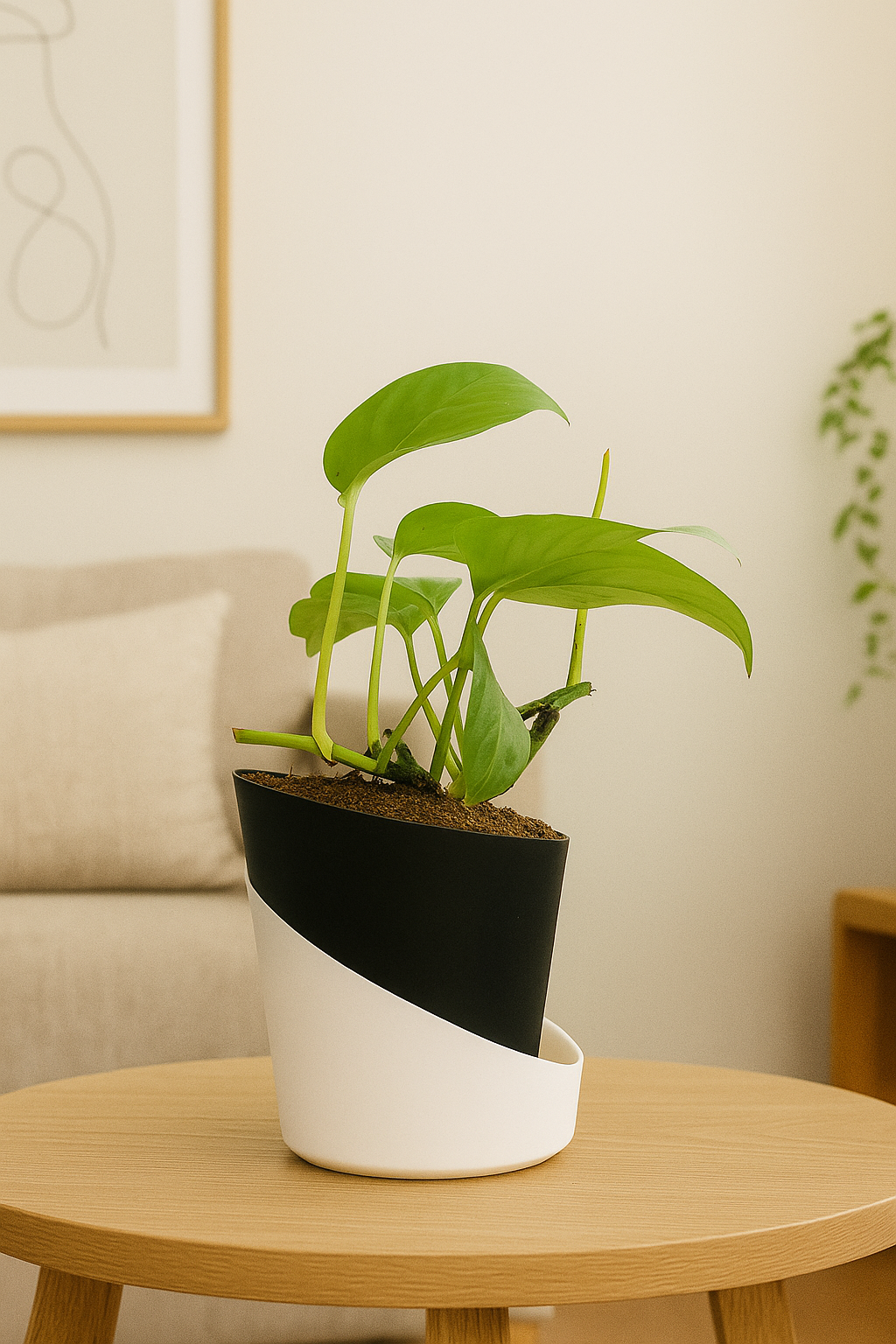 Money Plant With Atlantis Self Watering Pot